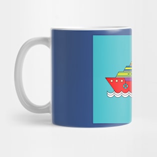 Ships In The Middle Of The Lake Ocean Mug